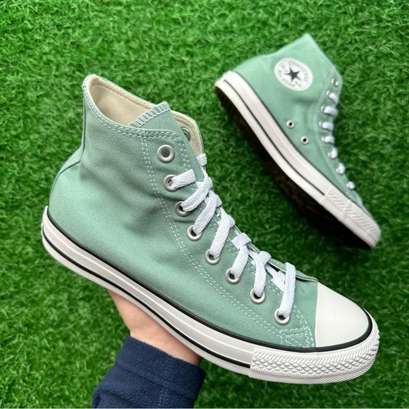Not for sale🎁Converse Chuck Taylor All Star Ctas Hi Herby Green - Picture 4 of 10